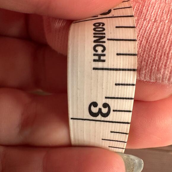 APRES JUNE | Pink French Terry Side stripe Sweat Short 2.5 inch inseam | Small - Picture 6 of 7